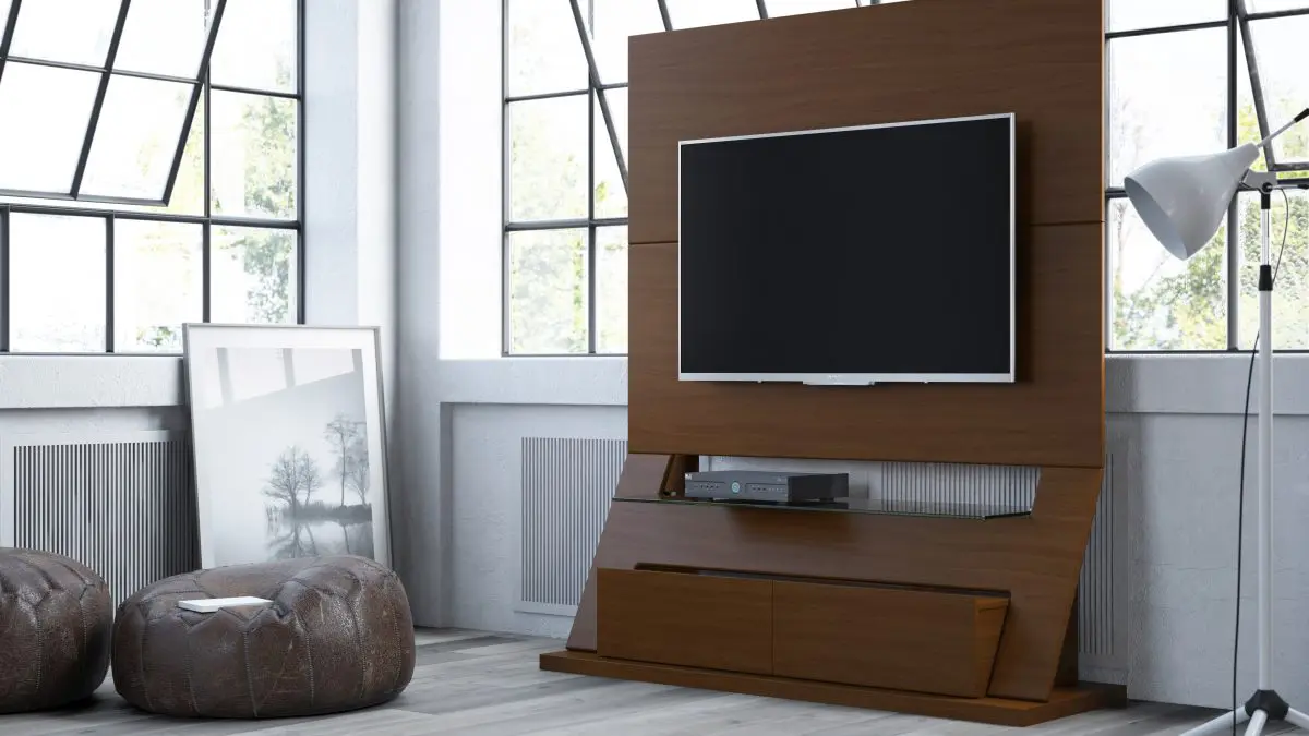 CGI Room Sets Living Room TV wall mount